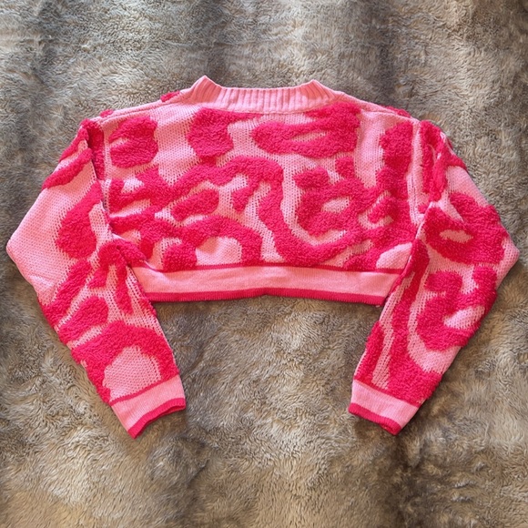 SHEIN Y2K Colorblock Cardigan Sweater 🩷 - Picture 3 of 7